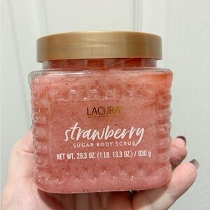 LaCura Strawberry Sugar Body Scrub